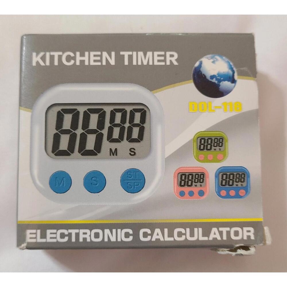 Kitchen Timer Magnetic Digital Lg Display Electronic Calculator Ownland DOL-118